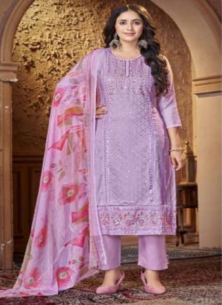 Aston Martin 2856 By Bipson Roman Silk Embroidery Non Catalog Dress Material Wholesale Shop In Surat